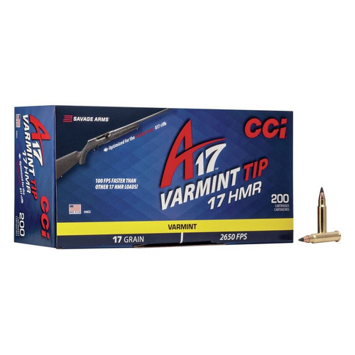 CCi A17 .17 HMR 17gr Varmint Tip 200 Rounds