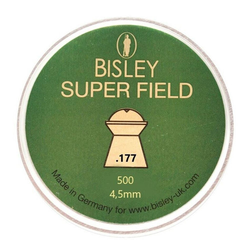 Bisley Super Field Pellets .177 4.5 Airgun Pellets Tin of 500