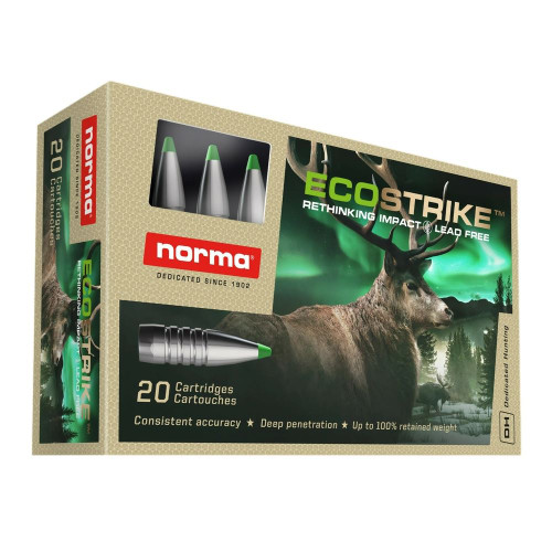 Ammo Norma Ecostrike 120gr 6.5 CR 20 rounds Ammo Norma Ecostrike 120gr 6.5 CR 20 rounds