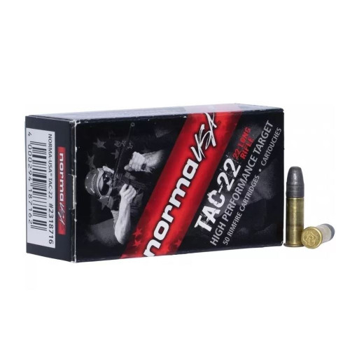 Ammo Norma Tac-22 .22LR 40gr 50 rounds Ammo Norma Tac-22 .22LR 40gr 50 rounds
