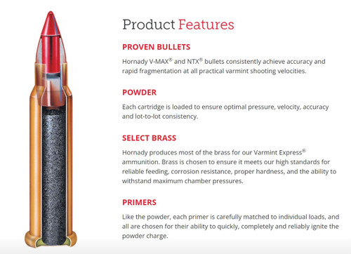 Hornady Varmint Express .17HMR HP/XTP 20gr 50Rnds