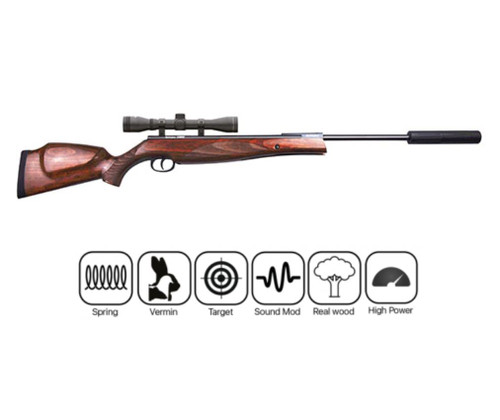 Remington Sabre Wood Stock .177 Air Rifle with 4x32 Scope Remington Sabre Wood Stock .177 Air Rifle with 4x32 Scope