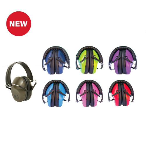 Compact Ear Defenders Dark Blue Professional Grade Earmuffs by Bisley