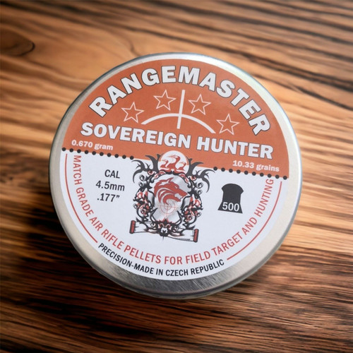 Rangemaster Sovereign Hunter .177 10.3gr 4.5mm Airgun Pellets Tin of 500