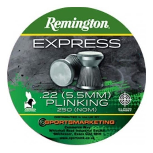 Remington Express Plinking Flat Pellets 250 .22 (5.5mm) Target