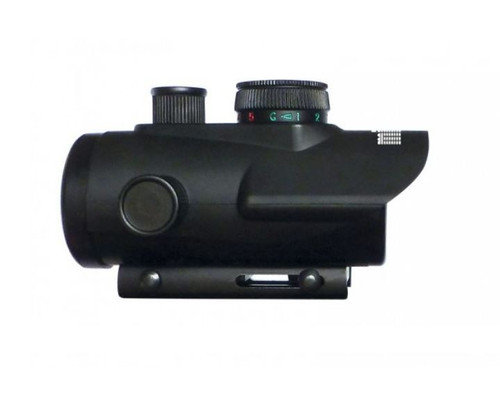MILBRO 1x30 Red Blue and Green Dot Airgun Sight with Rubber Covers