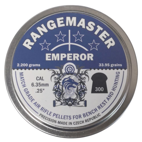 Rangemaster Emperor .30 7.62mm 50.15gr Airgun Pellets Tin of 150