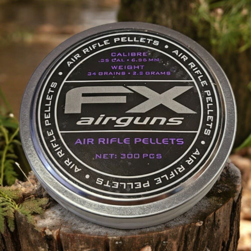 FX Airguns Premium Pellets .25 6.35mm 34gr Tin of 300