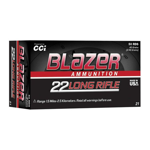 Blazer Rimfire .22 LR Round Nose 40gr 50 Rounds