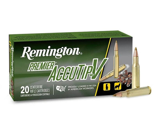 Remington Premier Accutip-V 50gr .222 REM 20 rounds Remington Premier Accutip-V 50gr .222 REM 20 rounds