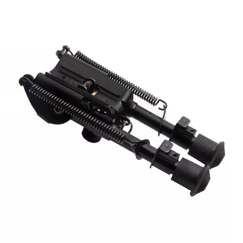 Universal Stud Bipod with Picatinny Weaver adapter 6-9" Spring Legs
