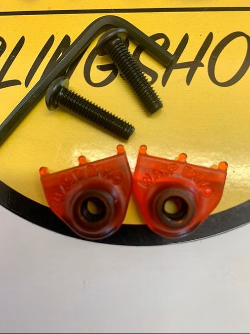 WASP Enzo Slingshot Castle Sight Band Clamp Set Red