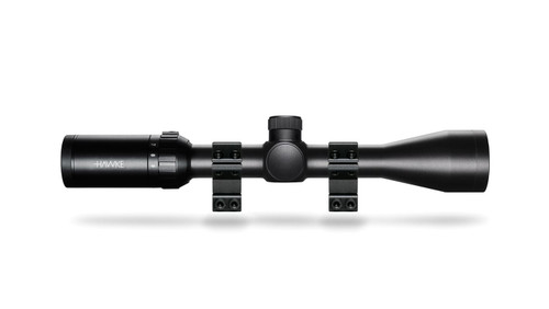 Hawke Fast Mount 3-9x40 Rifle Scope with Weaver Mounts Adjustable objective Hawke Fast Mount 3-9x40 Rifle Scope with Weaver Mounts Adjustable objective