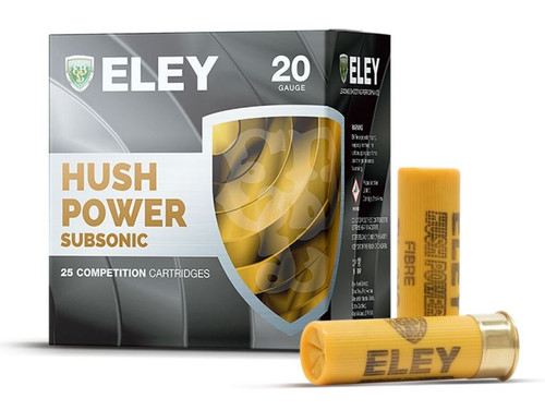 Eley HushPower Subsonic 20G 24g Fibre 7.5 per Box of 25 Eley HushPower Subsonic 20G 24g Fibre 7.5 per Box of 25