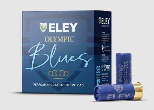 Eley Olympic Blues 12G 24g Fibre 7.5 per Box of 25 Eley Olympic Blues 12G 24g Fibre 7.5 per Box of 25