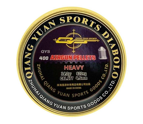 QYS Magnum .177 4.50mm 14.2gr Airgun Pellets Tin of 400