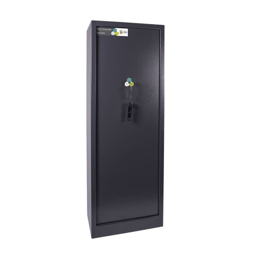 Burton Safes Pioneer 10 Gun Safe Cabinet 10 Rifles with Locking Top Box