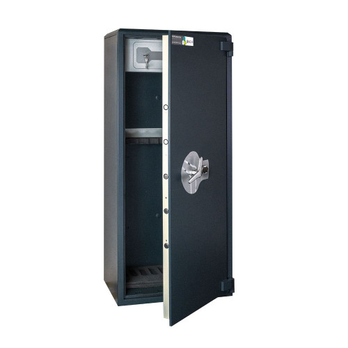 Burton Safes Gamekeeper Gold Gun Safe Cabinet for 9 Rifles with Electronic Entry