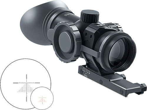 Immersive Optics 10x40 Prismatic Rifle Scope Mildot Extended MOA Adj. Mounts