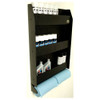 Clear One Door Cabinet w/Paper Towel Rack - CLRTC156