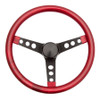 Grant Steering Wheel Mtl Flake Red/Spoke Blk 13.5 - GRT8455