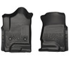 Husky 15-   GM 2500HD Dbl Cab Floor Liners Black - HSK18231