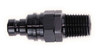 Jiffy-Tite Q/R Male 1/4in NPT Plug Black - JFT22804