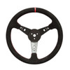 Longacre Steering Wheel 15in Dished Suede Blk Spokes - LON52-56797