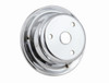 Mr. Gasket Chrome Crank Pulley Single Groove - MRG4976