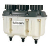 Tilton Reservoir Plastic 3-Chamber AN-4 Fittings - TIL72-577