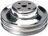 Trans-Dapt 65-66 Ford 289 Water Pump Pulley Chrome 2 Grv - TRA8301