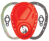 Trans-Dapt SBC 2pc Timing Cover Orange - TRA9923
