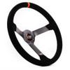 MPI 15in Wheel Black Suede 6-Bolt 3in Dished - MPIMPI-LM-15-6BLT