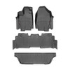 Weathertech Black Front And Rear Floorliners - WEA441218-1-2-3