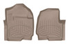 Weathertech Front 3D Floor Mats 17-   Ford F250 Tan - WEA4510121IM