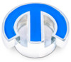 Proform Mopar Deluxe Air Cleaner Nut Chrome w/Blue Emblem - PFM440-337