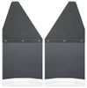 Husky Kick Back Mud Flaps 12in Wide Black - HSK17100