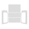 Design Engineering 2004-06 Jeep Wrangler LJ Headliner Kit White - DSN50602