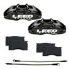 Leed 64-67 Mustang Brake Caliper/Pad Kit Black - LEEBCC0005