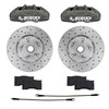 Leed 64 - 67 Mustang Brake Caliper/Pad/Rotor Kit - LEECC0005RKX