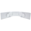 Fiberglass Curved Dash Panel White