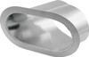 Exhaust Shield Oval Dual Angle Exit