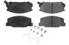 Posi-Quiet Semi-Metallic Brake Pads with Hardwar