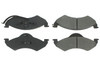 Posi-Quiet Semi-Metallic Brake Pads with Hardwar