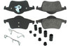 Posi-Quiet Semi-Metallic Brake Pads with Hardwar