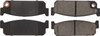 Posi-Quiet Ceramic Brake Pads with Shims and Har