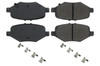 Posi-Quiet Ceramic Brake Pads with Shims and Har