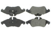 Premium Semi-Metallic Br ake Pads with Shims and