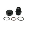 Moroso Positive Seal Vented Fitting 8an - Black