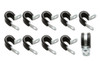 Vibrant Performance Cushion Clamps for 5/8in -10AN Hose - Pack of 10